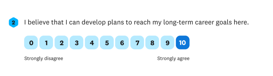 hope question 2 I believe that I can develop plans to reach my long term career goals here