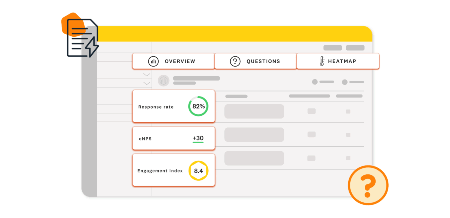 Hive's surveying homepage on their employee voice platform