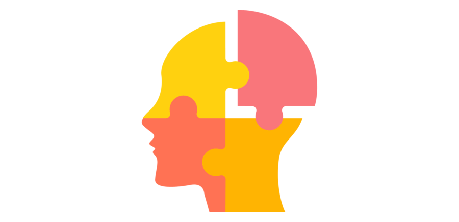 pieces of a puzzle in the shape of a head symbolizing psychological safety